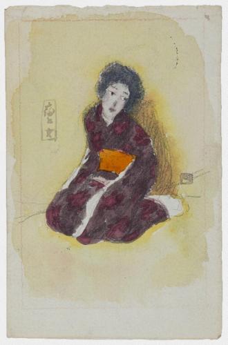 久本信男あて絵葉書（■年10月■日消印） 「夜と女」