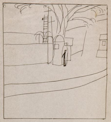 交番のある風景（『密室』VIII19）