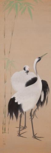 双鶴図