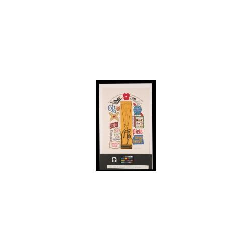 高井貞二石版画集『ニューヨーク』 7 「ベパレージ」