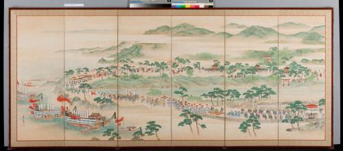 明光浦雑賀祭之図
