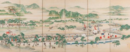 明光浦雑賀祭之図