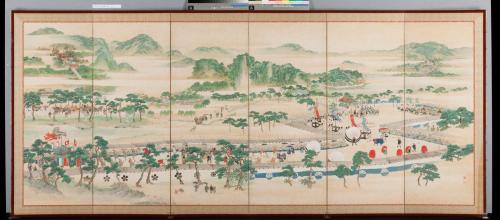 明光浦雑賀祭之図