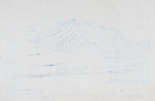 ［馬橇が通る風景］