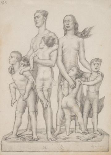 第三図　■■［校頭カ］群像「受難」 / NO.3