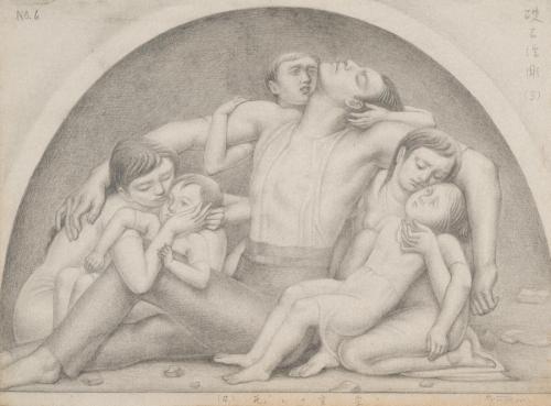 第五図「崇高ナル死」(II) / 礎石浮彫(3) / NO.6