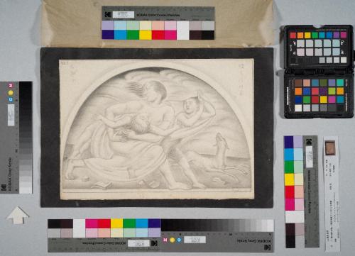 第六図「水禍」 / 礎石浮彫(2) / NO.5 右側面