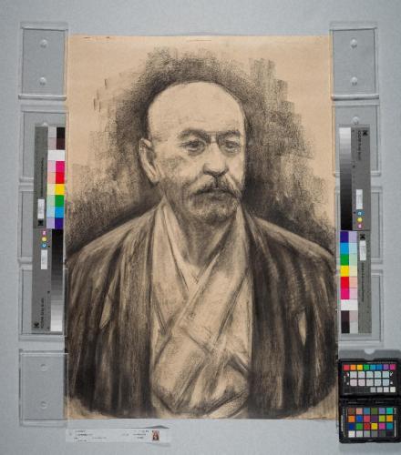 南方熊楠像デッサン