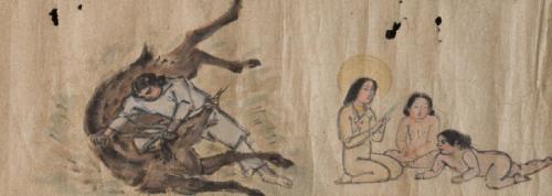 日本神話絵巻下図（1）