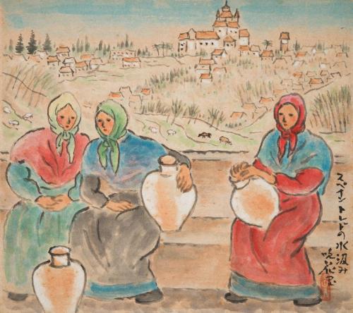 スペイン　トレドの水汲み