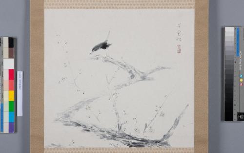 田作梅鶯図