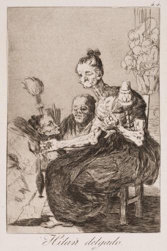 〈ロス・カプリーチョス〉44：細く紡ぐ