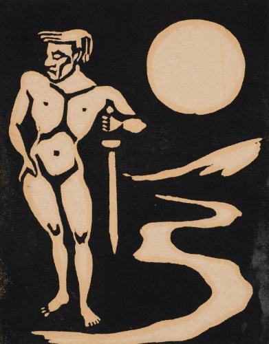 ［剣を持つ男］