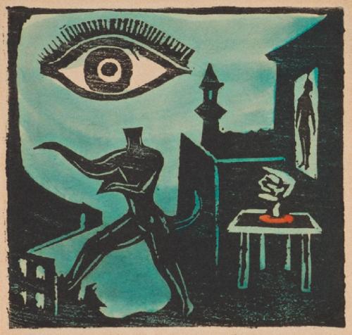 『方寸版画』創刊号　幻想集：夜