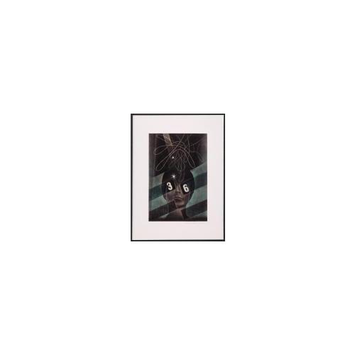 銅版画集『宮沢賢治「春と修羅」より』 10 鬼言(幻聴)