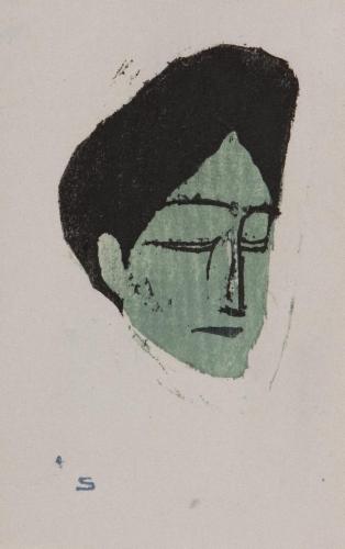 絵葉書集『顔』1［右向き］