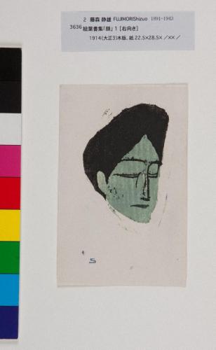 絵葉書集『顔』1［右向き］