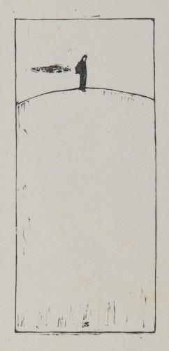 [失題／野に立つ人]