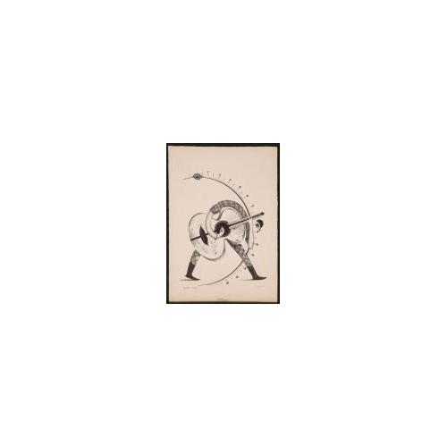 泉茂リトグラフ画集『MUSICIAN』2ハイティーン