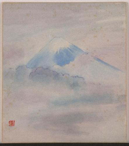 色紙　富士