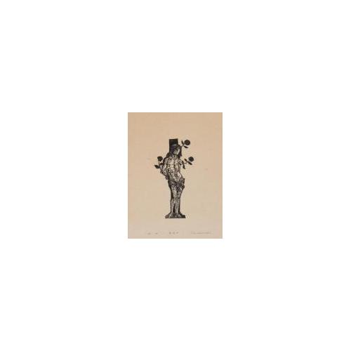 版画集「薔薇刑」のうち、７.薔薇刑