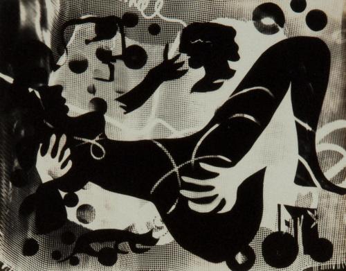 瑛九フォトデッサン作品集《真昼の夢》より「会話」