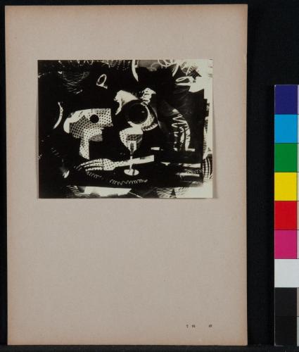 瑛九フォトデッサン作品集《真昼の夢》より「食卓」