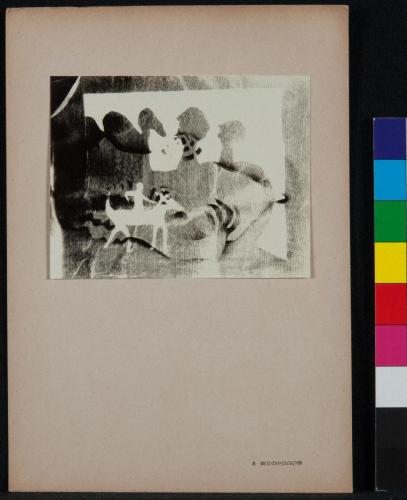 瑛九フォトデッサン作品集《真昼の夢》より「眠りの中の白い馬」