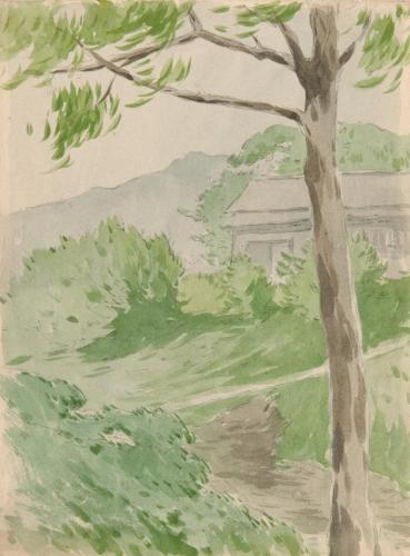 ［徳義中学時代デッサン帳より］　［風景］