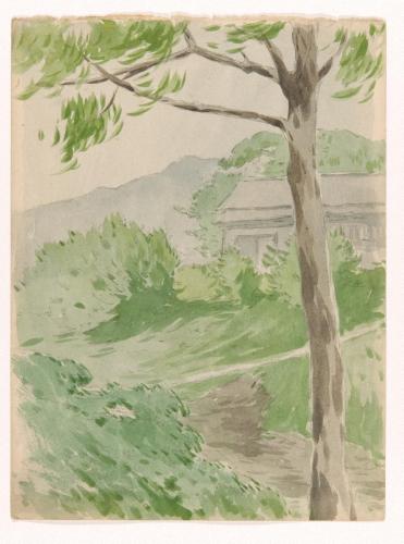 ［徳義中学時代デッサン帳より］　［風景］