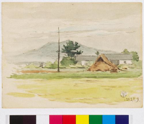 ［徳義中学時代デッサン帳より］　［風景］