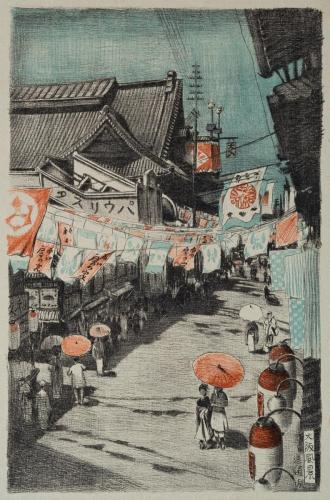 『大阪風景』一　道頓堀