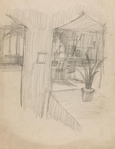 ［夢二展京都旅行デッサン帳より］6[会場風景]