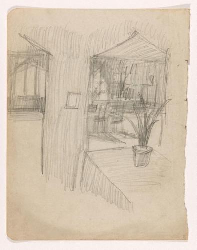 ［夢二展京都旅行デッサン帳より］6[会場風景]