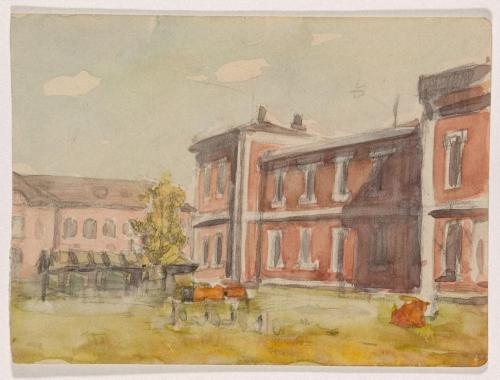 ［レンガの建物］