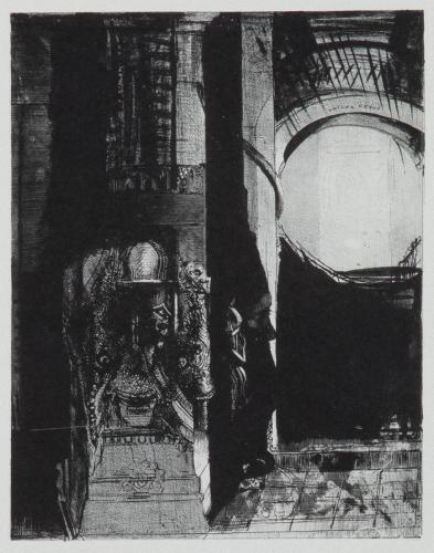 そしていたるところに玄武岩の円柱がある・・・光線が丸天井から射してくる（『聖アントワーヌの誘惑』第3集より）