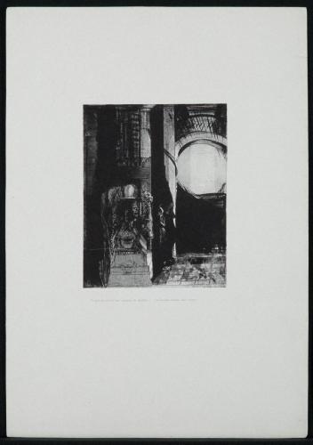 そしていたるところに玄武岩の円柱がある・・・光線が丸天井から射してくる（『聖アントワーヌの誘惑』第3集より）