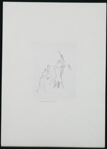 たちまち三人の女神がおどり出る（『聖アントワーヌの誘惑』第3集より）