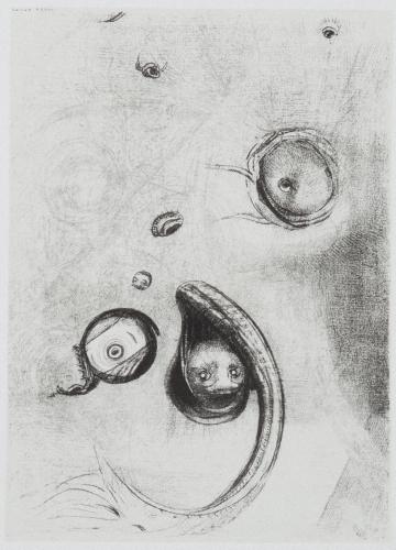……そして頭を持たない眼が軟体動物のように漂っていた（『聖アントワーヌの誘惑』第3集より）