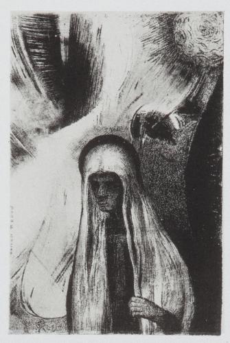 老婆：何が怖いのだ?大きな暗い穴じゃないか!中はからっぽさ、きっと（『聖アントワーヌの誘惑』第3集より）