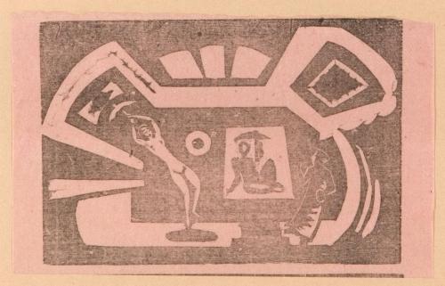 雑誌『版藝術』第1年第8号11月号特集16影絵芝居7「アトリエの夢･･･鳥のいざなひ」