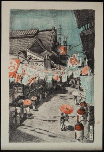 『大阪風景』一 道頓堀