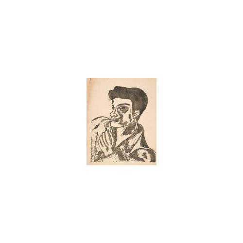 ［左向きの男］