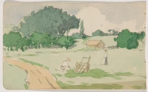 『未知草カード』[第一]より[農地風景]