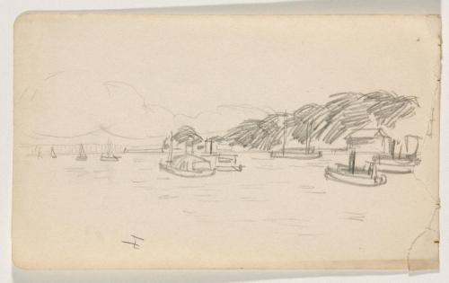 『未知草カード』[第二]より「海辺風景」