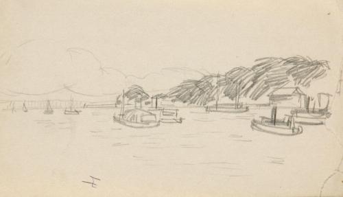 『未知草カード』[第二]より「海辺風景」