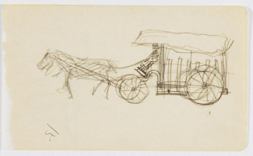 『未知草カード』[第二]より［荷馬車］