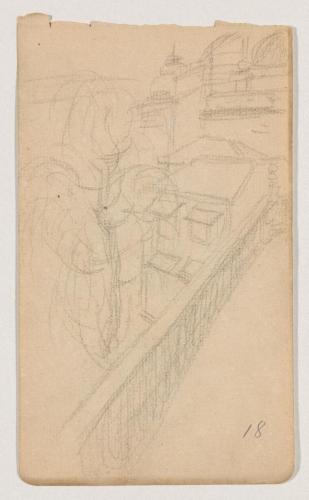 『未知草カード』[第二]より［欄干のある風景］