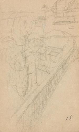 『未知草カード』[第二]より［欄干のある風景］