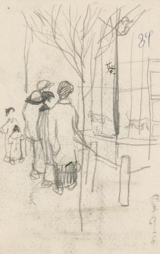 『未知草カード』第三より「三十四、京都動物園」